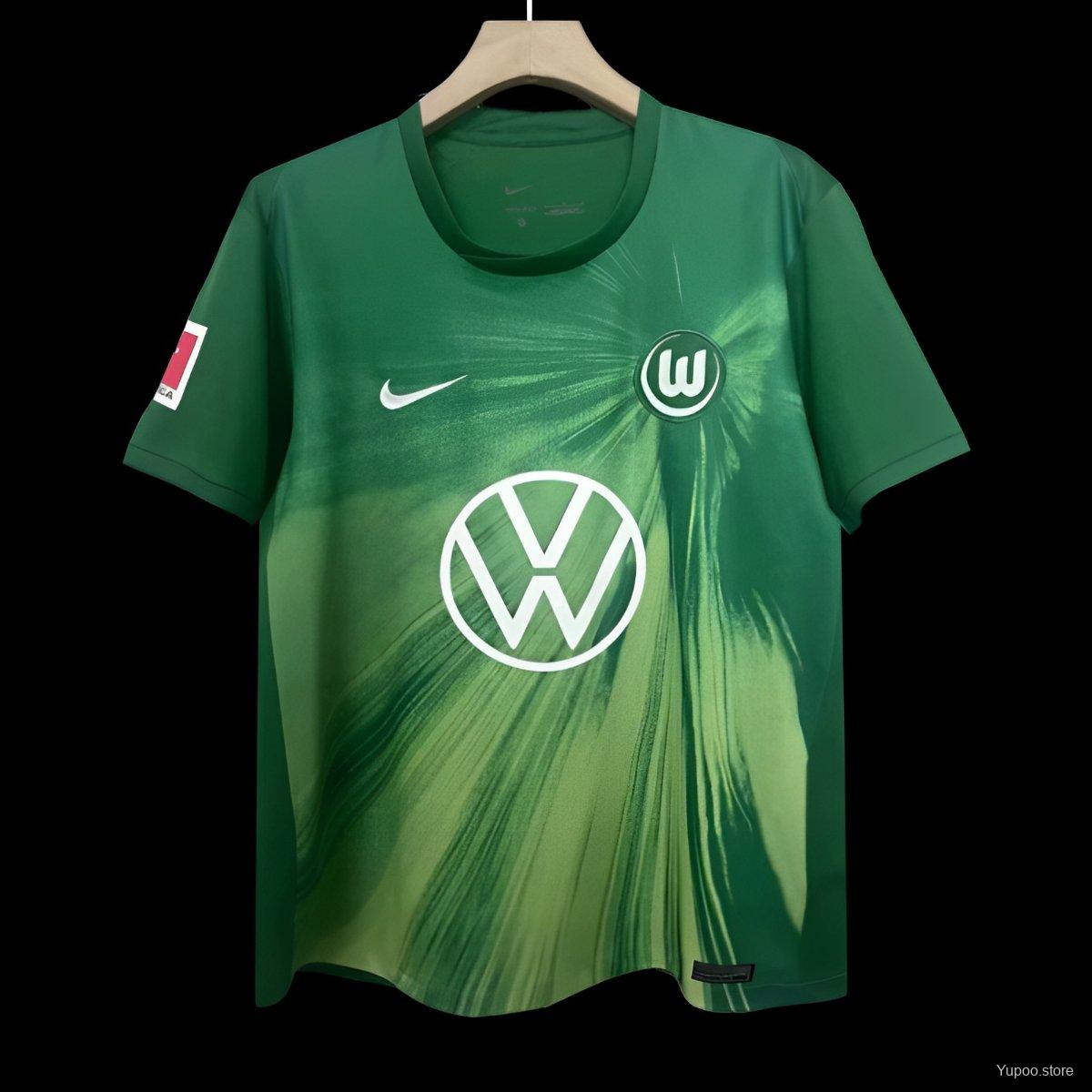 Camiseta de fútbol Wolfsburg 2025/26 LOCAL MANGA CORTA VERSION FAN